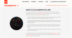 Desktop Screenshot of cclab.collaborativeconsumption.com